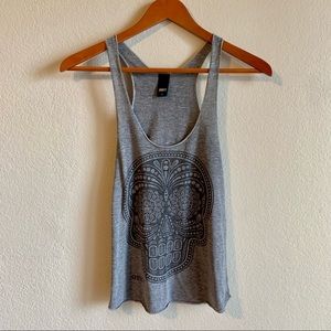 Obey Sugar Skull Racerback Tank Top